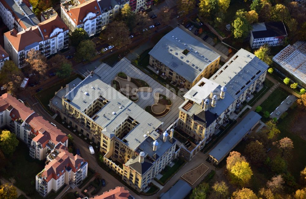 Luftbild Berlin - Wohnanlage in der alten Mälzerei zwischen Mühlenstraße und Neue Schönholzer Straße in Berlin - Pankow