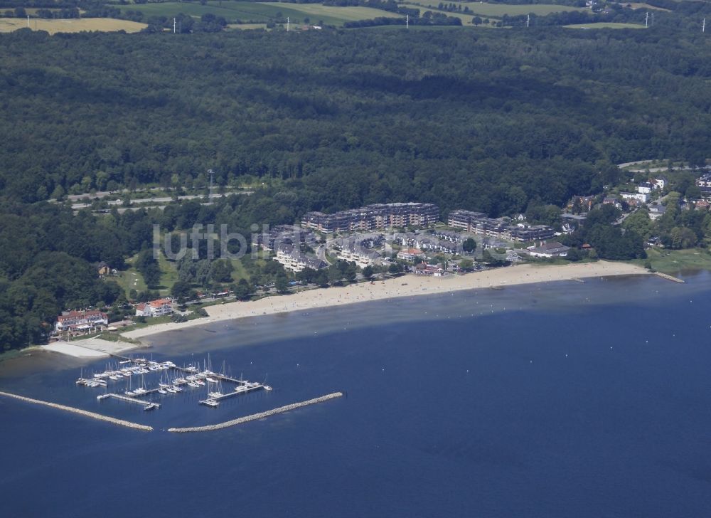 Luftbild Harrislee - Wohnanlage und Ferienzentrum Wassersleben, Ortsteil Harrislee, im Bundesland Schleswig-Holstein