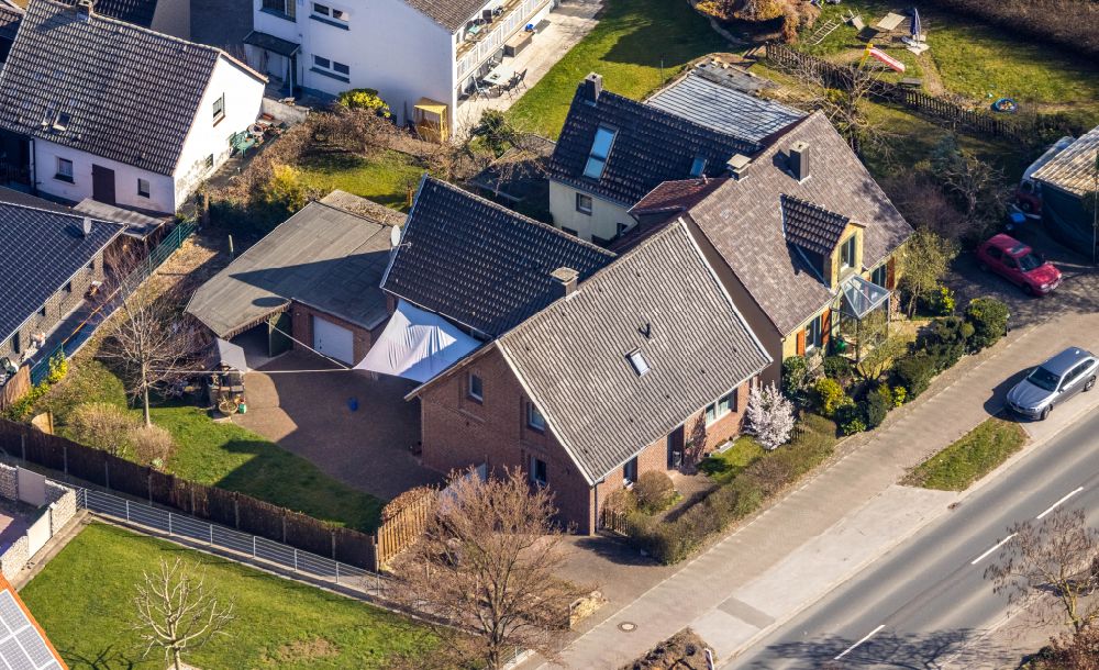 Luftbild Werl - Wohnaus an der Westönner Bundesstraße in Werl im Bundesland Nordrhein-Westfalen, Deutschland