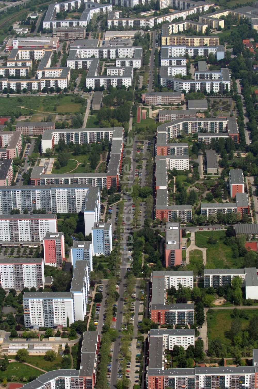 Luftaufnahme Berlin - Wohngebiet in Berlin Kaulsdorf-Nord