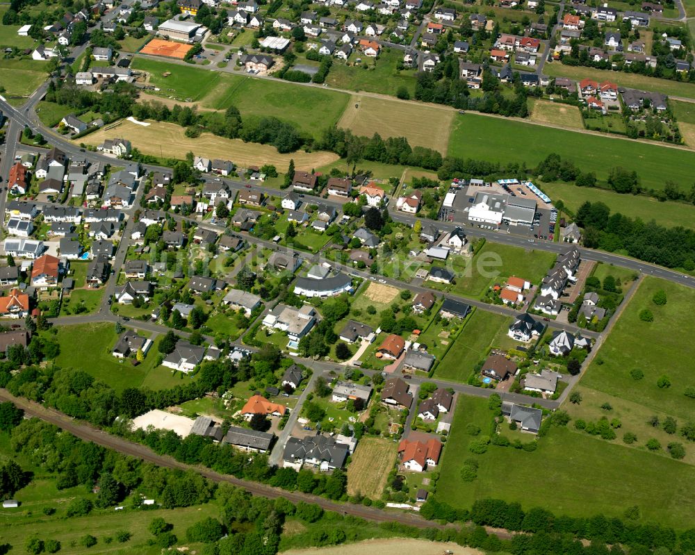 Luftbild Allendorf - Wohngebiet einer Einfamilienhaus- Siedlung in Allendorf im Bundesland Hessen, Deutschland