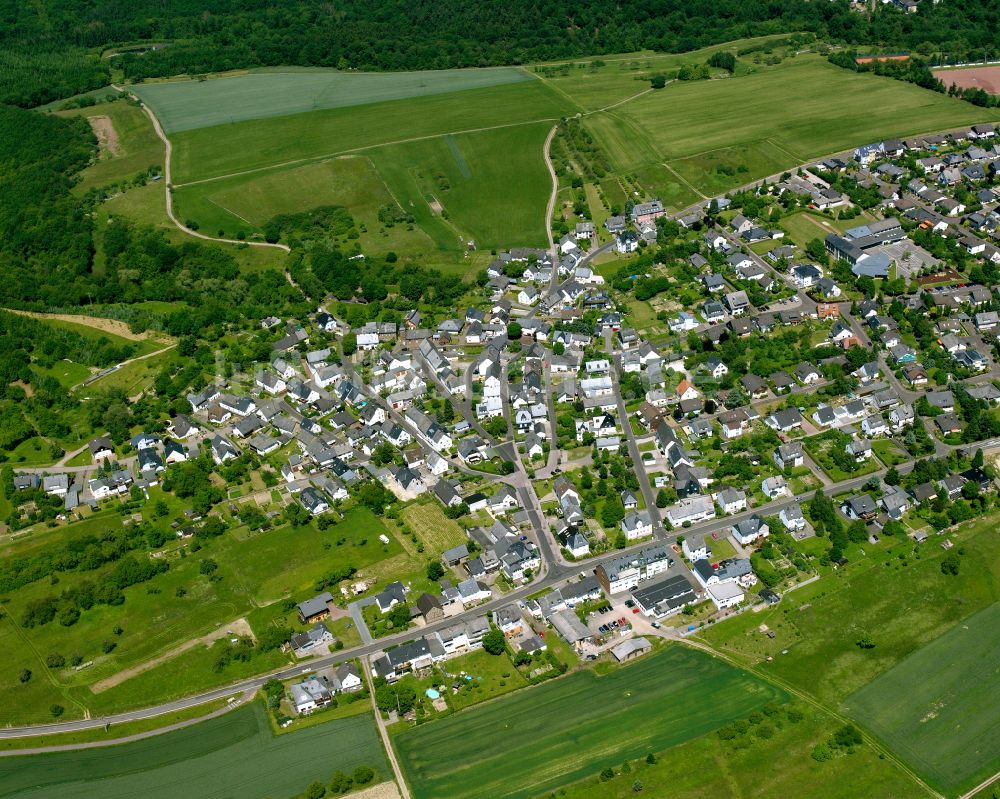 Luftbild Buchholz - Wohngebiet einer Einfamilienhaus- Siedlung in Buchholz im Bundesland Rheinland-Pfalz, Deutschland