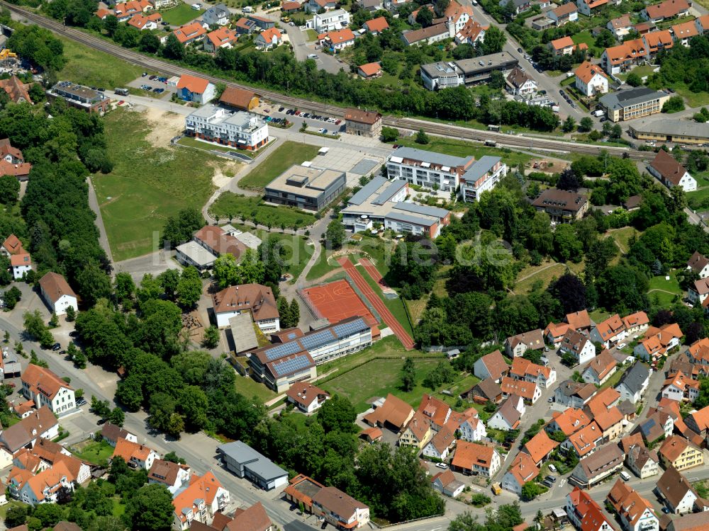 Luftaufnahme Dußlingen - Wohngebiet einer Einfamilienhaus- Siedlung in Dußlingen im Bundesland Baden-Württemberg, Deutschland