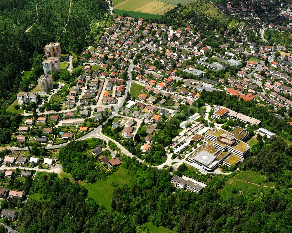 Luftbild Emmingen - Wohngebiet einer Einfamilienhaus- Siedlung in Emmingen im Bundesland Baden-Württemberg, Deutschland