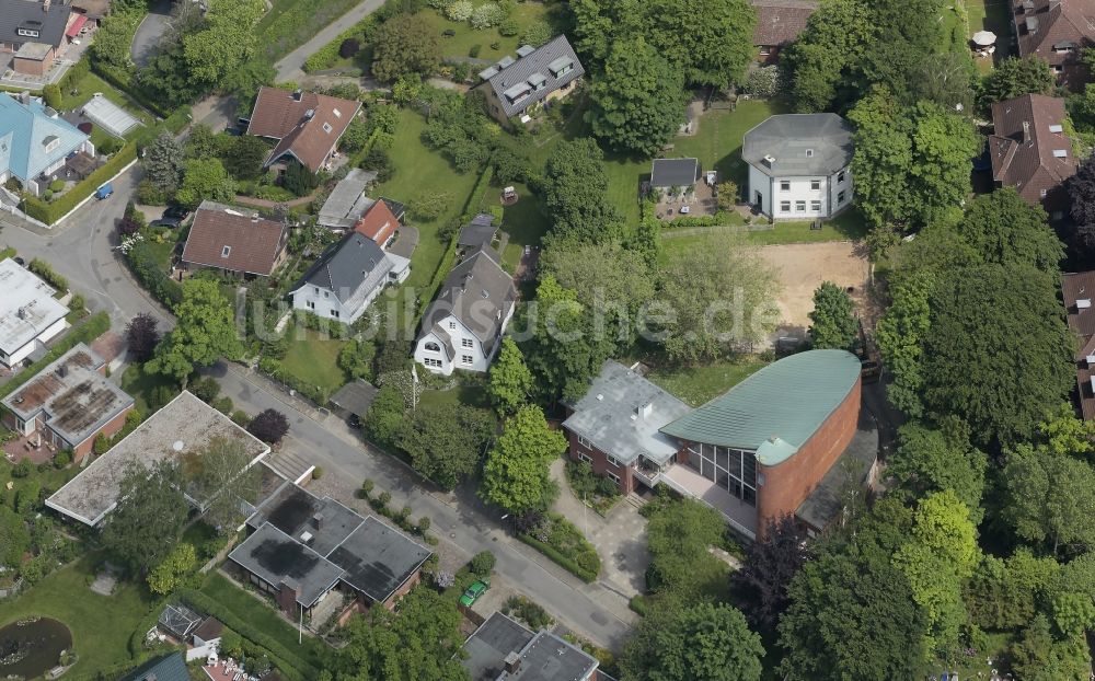 Luftaufnahme Glücksburg - Wohngebiet einer Einfamilienhaus - Siedlung in Glücksburg im Bundesland Schleswig-Holstein