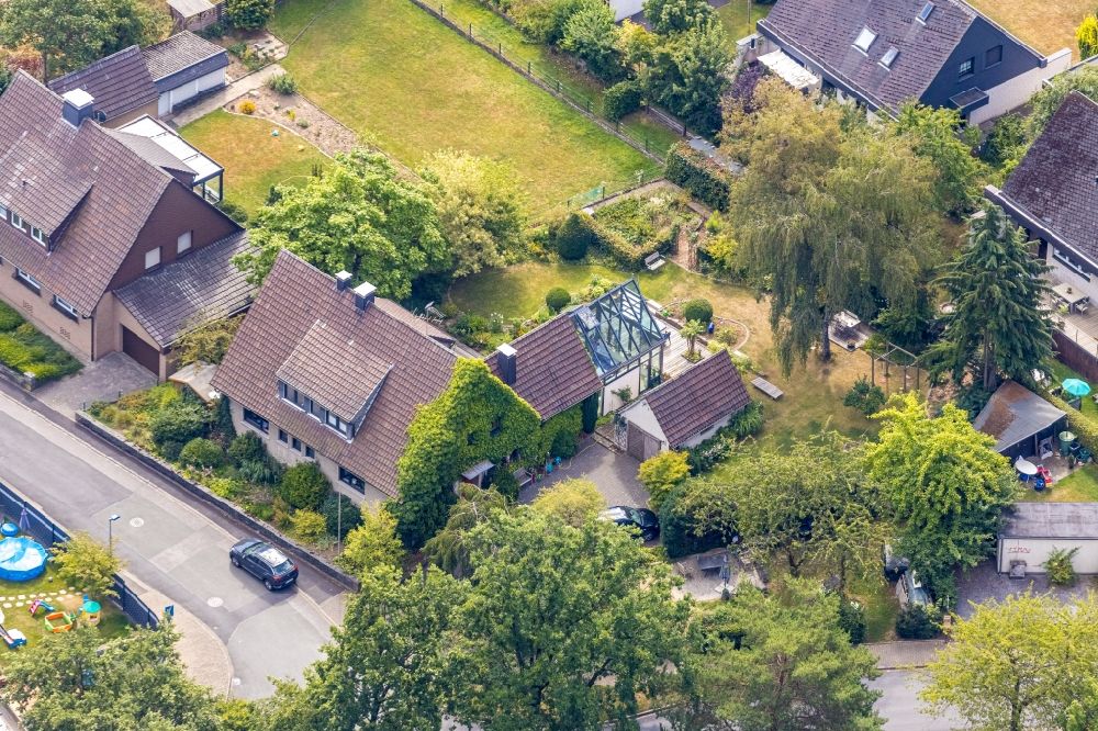 Luftbild Halingen - Wohngebiet einer Einfamilienhaus- Siedlung in Halingen im Bundesland Nordrhein-Westfalen, Deutschland