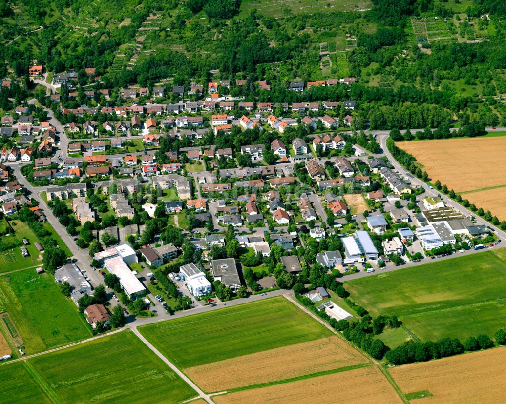 Hirschau von oben - Wohngebiet einer Einfamilienhaus- Siedlung in Hirschau im Bundesland Baden-Württemberg, Deutschland