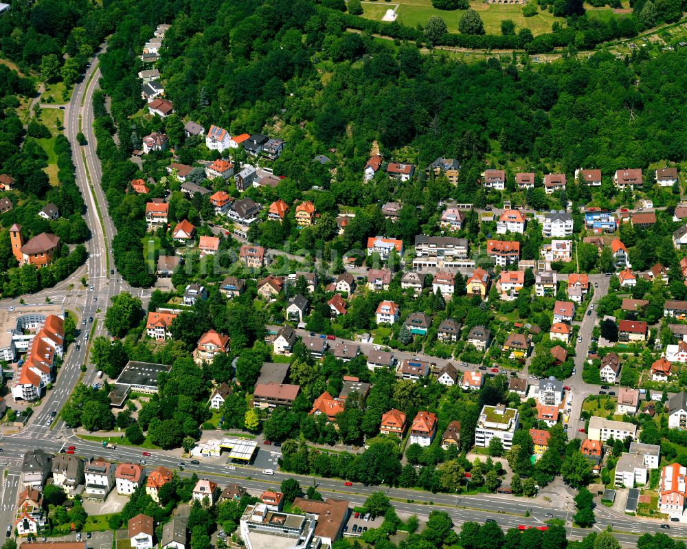 Luftbild Lustnau - Wohngebiet einer Einfamilienhaus- Siedlung in Lustnau im Bundesland Baden-Württemberg, Deutschland