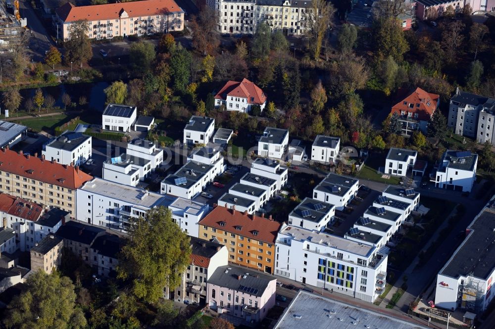 Luftbild Brandenburg an der Havel - Wohngebiet einer Einfamilienhaus- Siedlung Am Mühlengraben in Brandenburg an der Havel im Bundesland Brandenburg, Deutschland