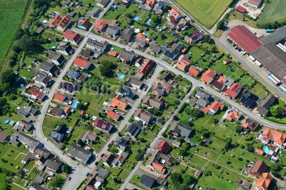 Luftbild Kalefeld - Wohngebiet einer Einfamilienhaus- Siedlung im Bundesland Niedersachsen, Deutschland