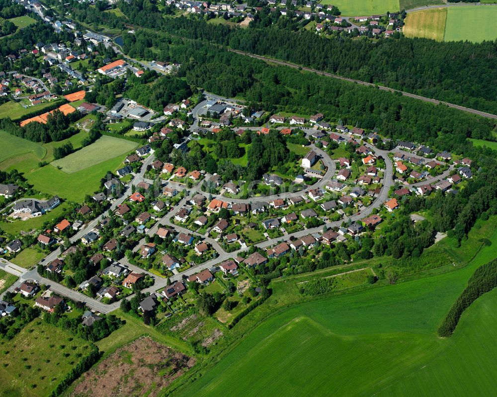 Luftbild Oberkotzau - Wohngebiet einer Einfamilienhaus- Siedlung in Oberkotzau im Bundesland Bayern, Deutschland