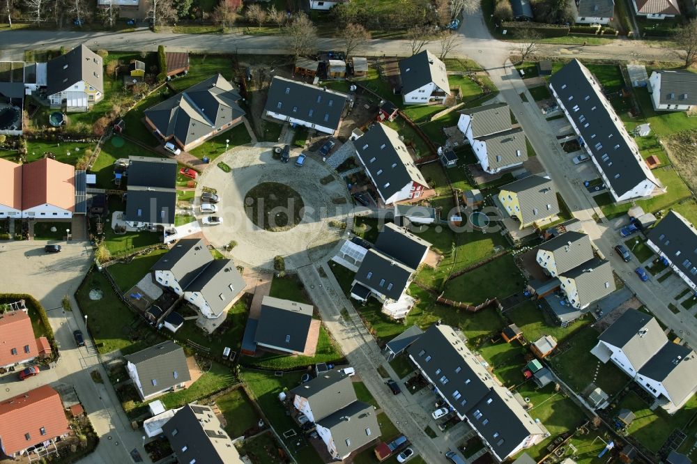 Luftbild Panketal - Wohngebiet einer Einfamilienhaus- Siedlung in Panketal im Bundesland Brandenburg