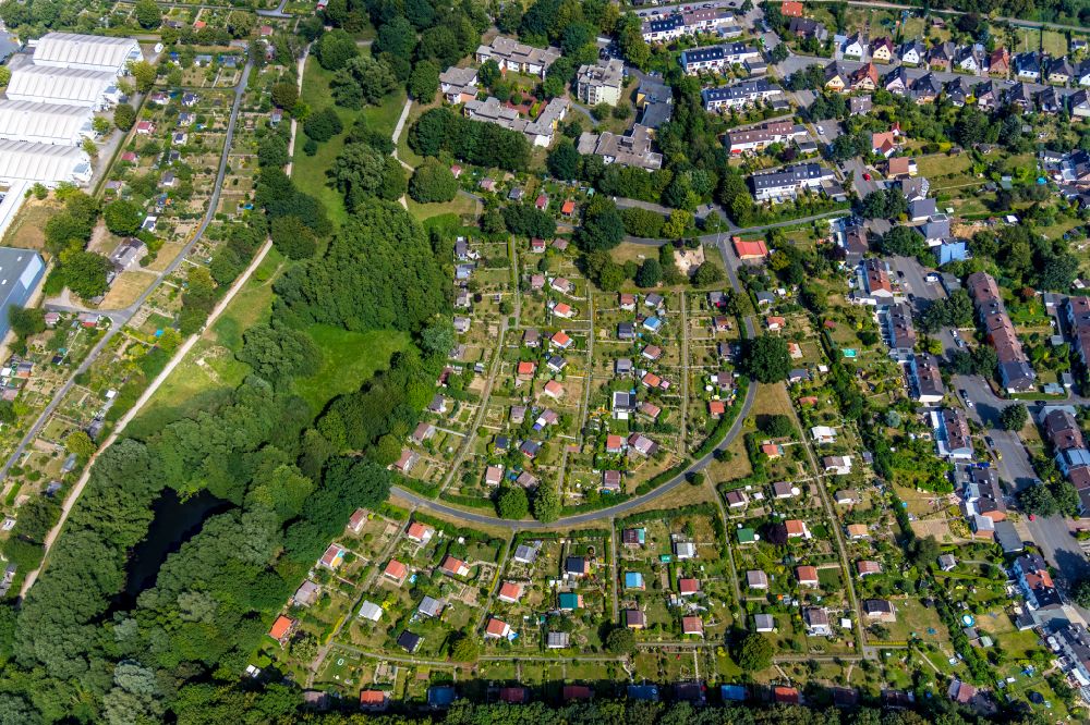 Luftbild Pferdebachtal - Wohngebiet einer Einfamilienhaus- Siedlung in Pferdebachtal im Bundesland Nordrhein-Westfalen, Deutschland