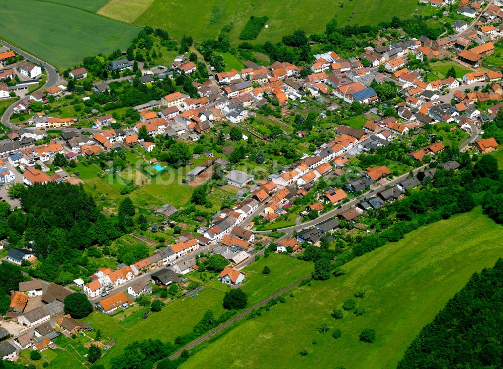 Luftbild Ramsen - Wohngebiet einer Einfamilienhaus- Siedlung in Ramsen im Bundesland Rheinland-Pfalz, Deutschland
