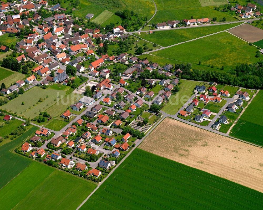 Luftbild Riedlingen - Wohngebiet einer Einfamilienhaus- Siedlung in Riedlingen im Bundesland Baden-Württemberg, Deutschland