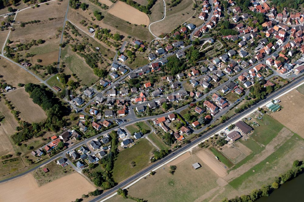 Luftbild Rodenbach - Wohngebiet einer Einfamilienhaus- Siedlung in Rodenbach im Bundesland Bayern, Deutschland