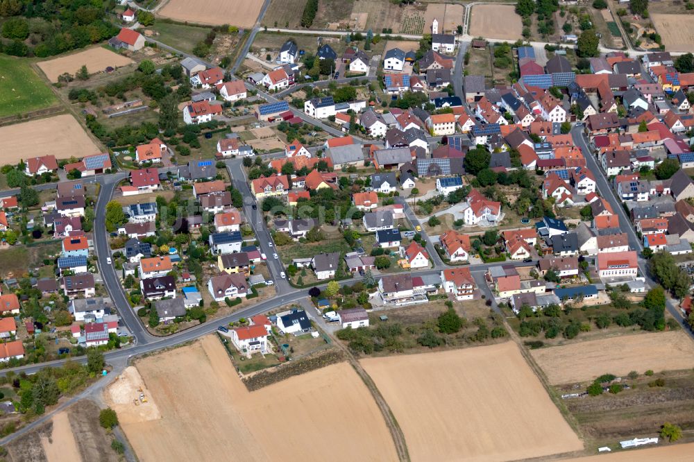 Luftbild Rohrbach - Wohngebiet einer Einfamilienhaus- Siedlung in Rohrbach im Bundesland Bayern, Deutschland