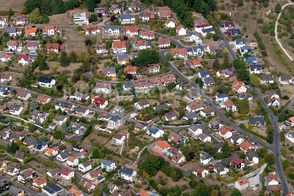 Luftbild Sackenbach - Wohngebiet einer Einfamilienhaus- Siedlung in Sackenbach im Bundesland Bayern, Deutschland