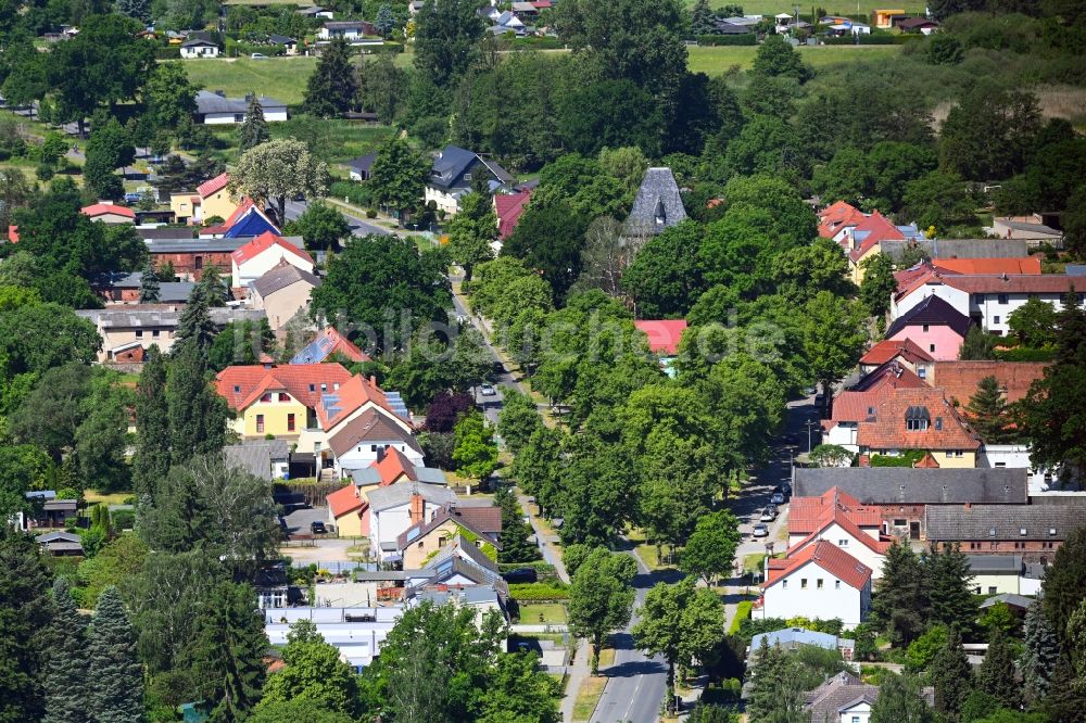 Luftbild Seefeld - Wohngebiet einer Einfamilienhaus- Siedlung in Seefeld im Bundesland Brandenburg, Deutschland