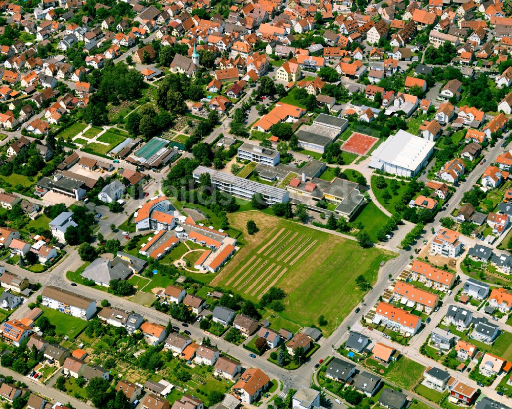 Luftbild Sickenhausen - Wohngebiet einer Einfamilienhaus- Siedlung in Sickenhausen im Bundesland Baden-Württemberg, Deutschland