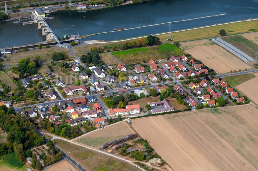 Luftbild Steinbach - Wohngebiet einer Einfamilienhaus- Siedlung in Steinbach im Bundesland Bayern, Deutschland