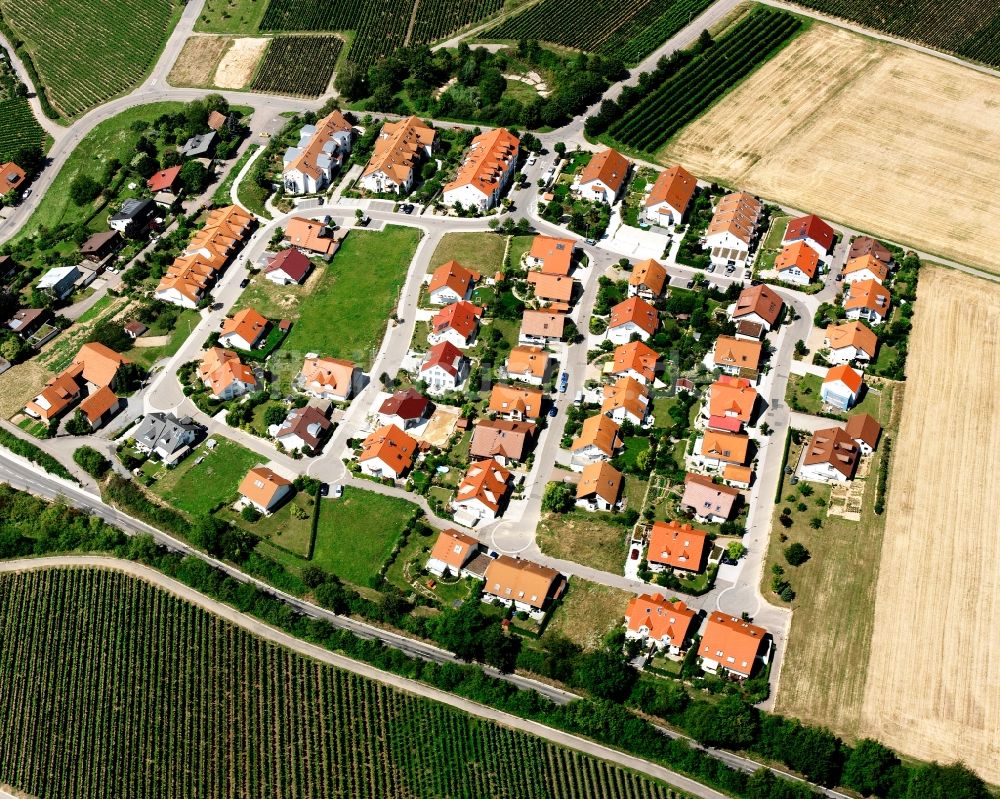 Luftbild Talheim - Wohngebiet einer Einfamilienhaus- Siedlung in Talheim im Bundesland Baden-Württemberg, Deutschland