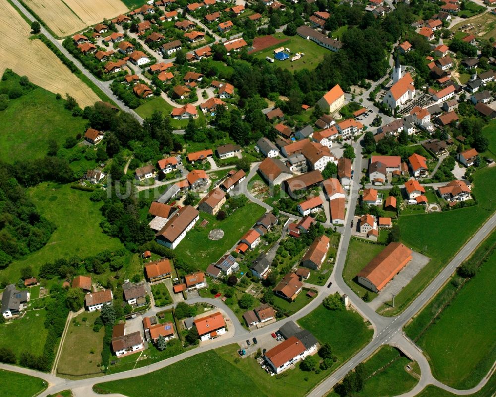 Luftbild Taufkirchen - Wohngebiet einer Einfamilienhaus- Siedlung in Taufkirchen im Bundesland Bayern, Deutschland