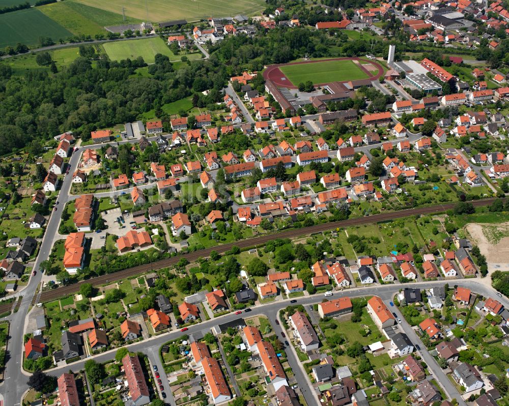 Luftbild Vienenburg - Wohngebiet einer Einfamilienhaus- Siedlung in Vienenburg im Bundesland Niedersachsen, Deutschland