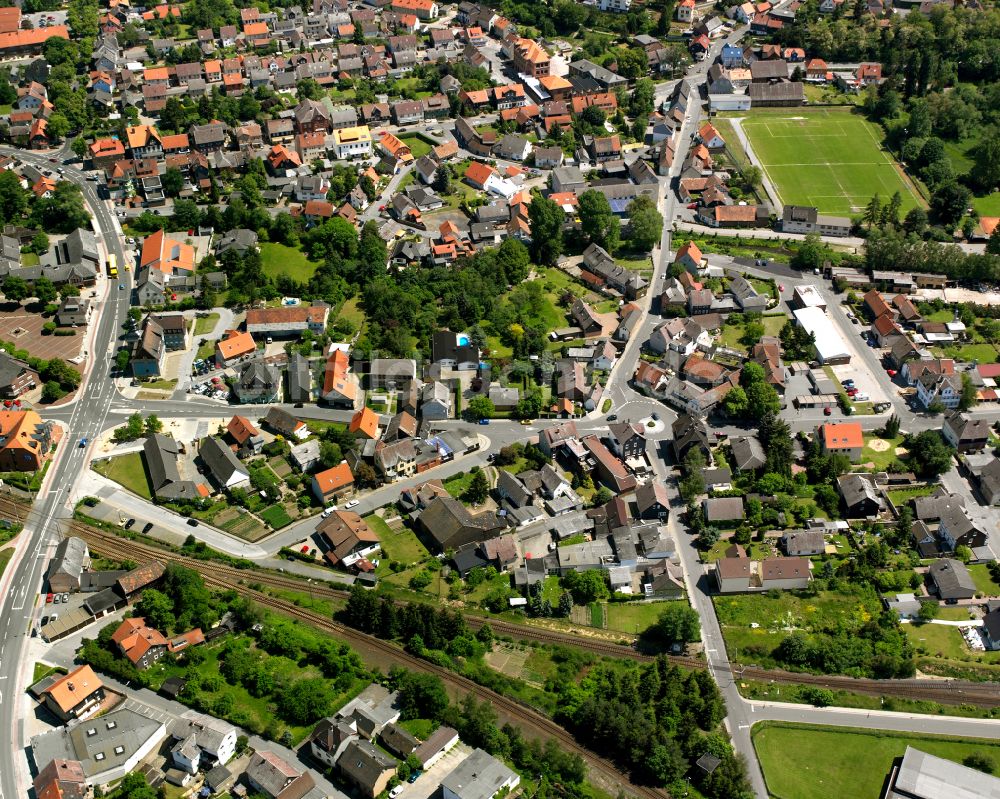 Vienenburg von oben - Wohngebiet einer Einfamilienhaus- Siedlung in Vienenburg im Bundesland Niedersachsen, Deutschland