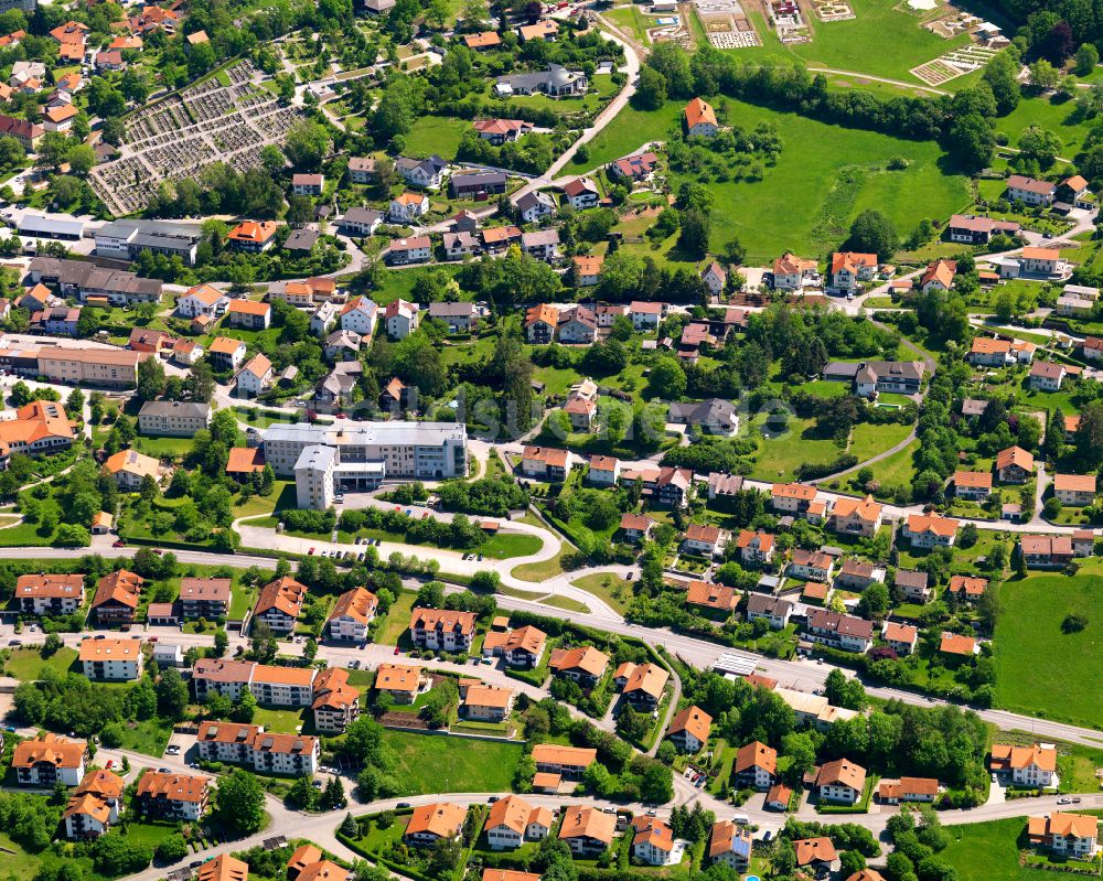Luftaufnahme Waldkirchen - Wohngebiet einer Einfamilienhaus- Siedlung in Waldkirchen im Bundesland Bayern, Deutschland