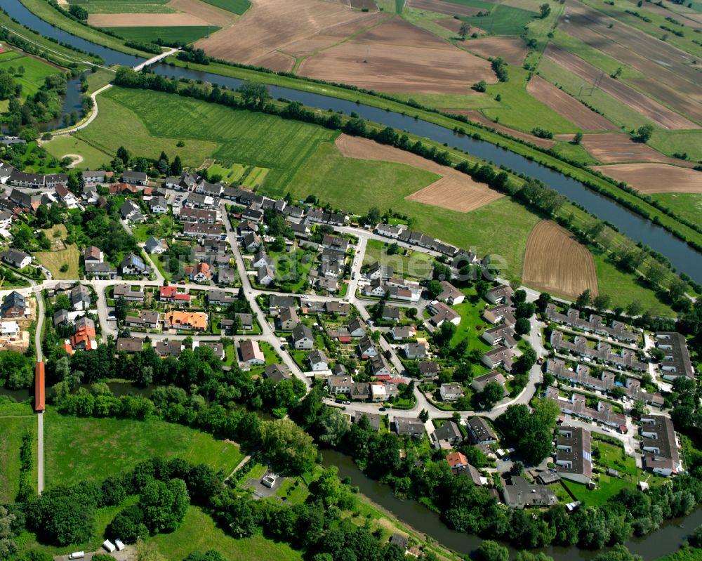 Willstätt von oben - Wohngebiet einer Einfamilienhaus- Siedlung in Willstätt im Bundesland Baden-Württemberg, Deutschland