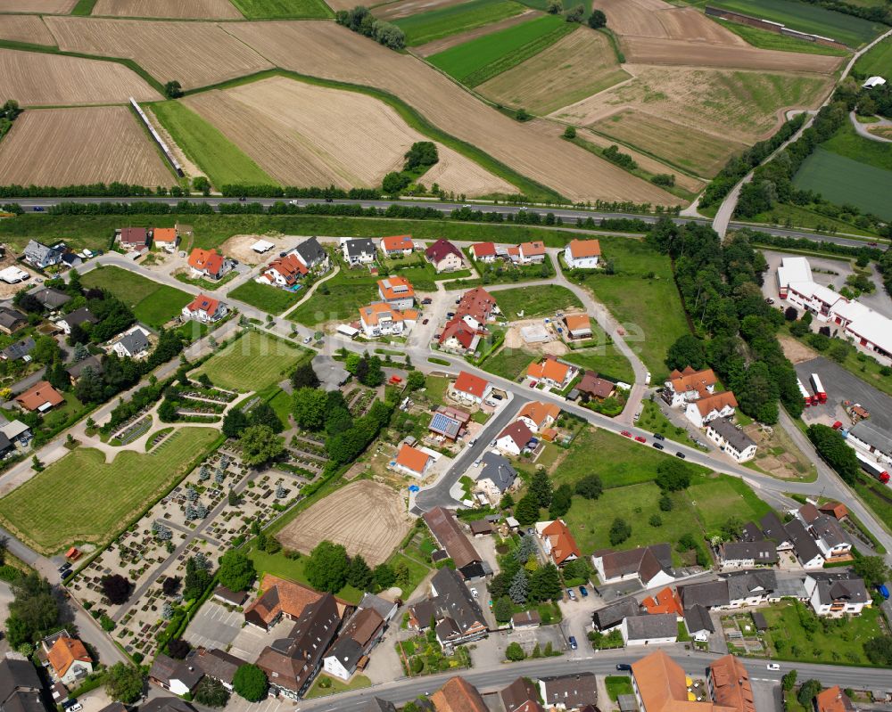 Willstätt aus der Vogelperspektive: Wohngebiet einer Einfamilienhaus- Siedlung in Willstätt im Bundesland Baden-Württemberg, Deutschland
