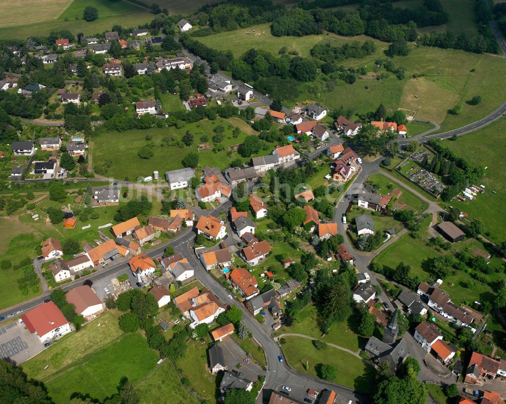 Luftbild Wingershausen - Wohngebiet einer Einfamilienhaus- Siedlung in Wingershausen im Bundesland Hessen, Deutschland