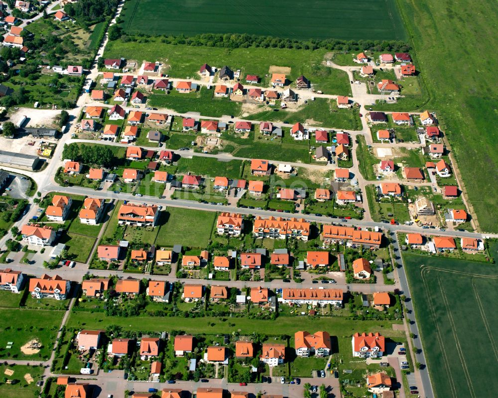 Luftbild Darlingerode - Wohngebiet am Feldrand in Darlingerode im Bundesland Sachsen-Anhalt, Deutschland