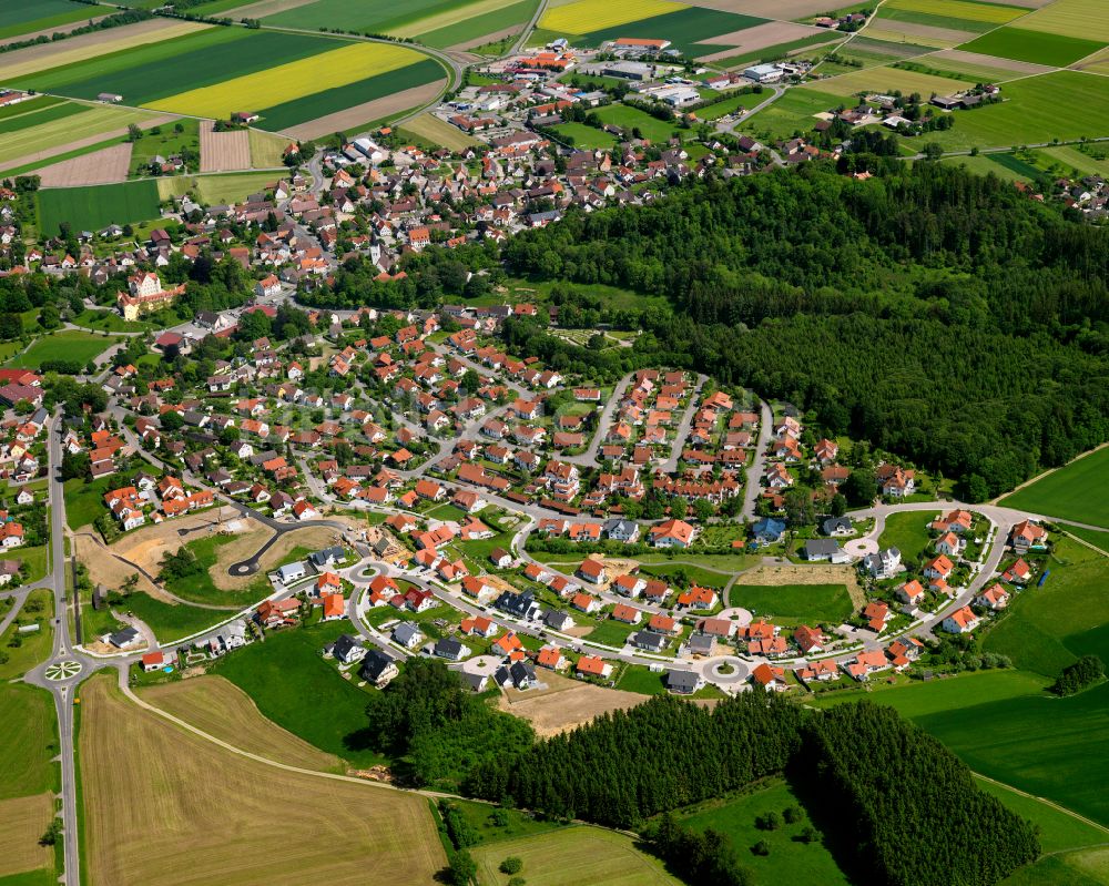 Luftbild Erolzheim - Wohngebiet am Feldrand in Erolzheim im Bundesland Baden-Württemberg, Deutschland
