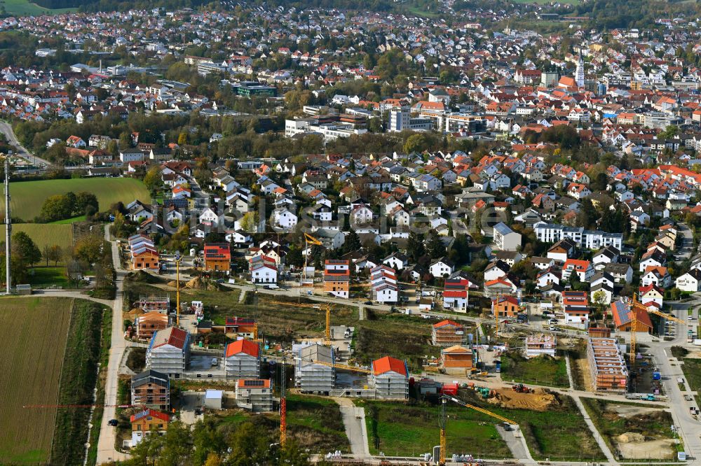 Luftbild Pfaffenhofen an der Ilm - Wohngebiet am Feldrand in Pfaffenhofen an der Ilm im Bundesland Bayern, Deutschland