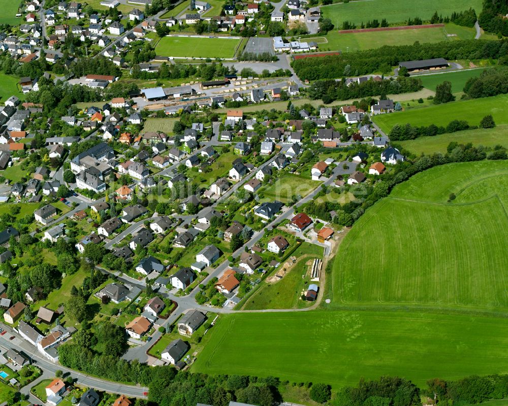 Luftbild Siedlung a.d.Gundlitzer-Straße - Wohngebiet am Feldrand in Siedlung a.d.Gundlitzer-Straße im Bundesland Bayern, Deutschland