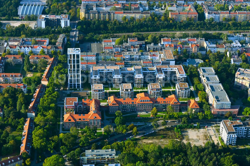 Luftbild Berlin - Wohngebiet am Mariendorfer Weg im Ortsteil Neukölln in Berlin