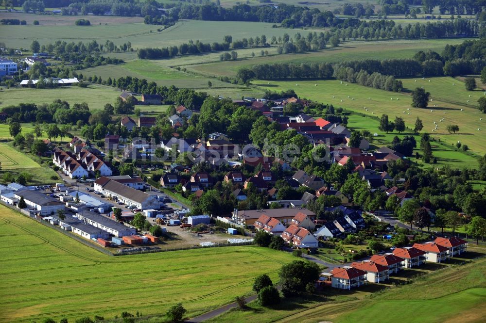 Blankenfelde-Mahlow aus der Vogelperspektive: Wohngebiet einer Mehrfamilienhaussiedlung in Blankenfelde-Mahlow im Bundesland Brandenburg