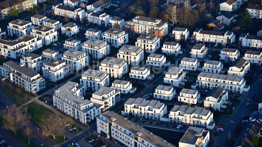 Luftbild Bonn - Wohngebiet der Mehrfamilienhaussiedlung in Bonn im Bundesland Nordrhein-Westfalen, Deutschland