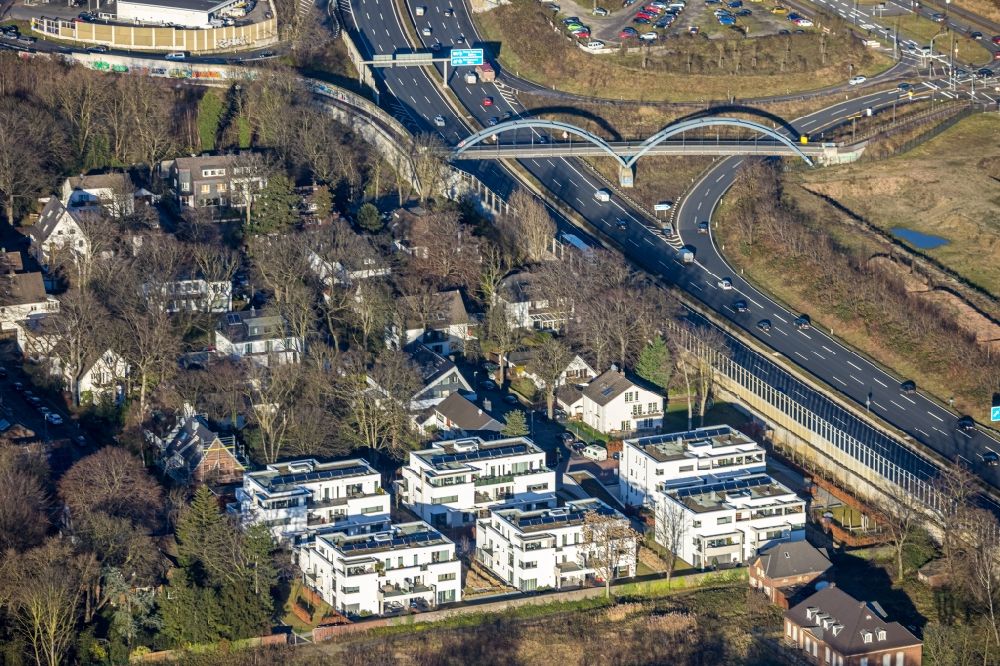 Luftbild Duisburg - Wohngebiet der Mehrfamilienhaussiedlung an der Brockhoffstraße in Duisburg im Bundesland Nordrhein-Westfalen, Deutschland