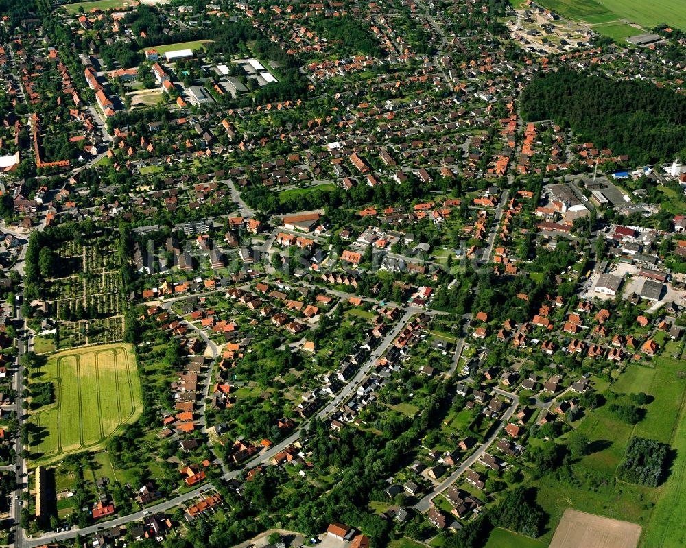 Luftaufnahme Farchauer Mühle - Wohngebiet der Mehrfamilienhaussiedlung in Farchauer Mühle im Bundesland Schleswig-Holstein, Deutschland