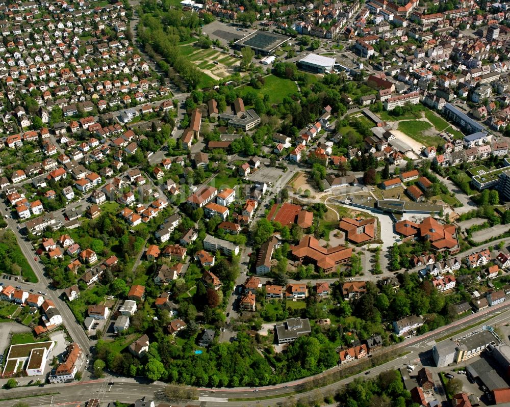 Luftbild Faurndau - Wohngebiet der Mehrfamilienhaussiedlung in Faurndau im Bundesland Baden-Württemberg, Deutschland
