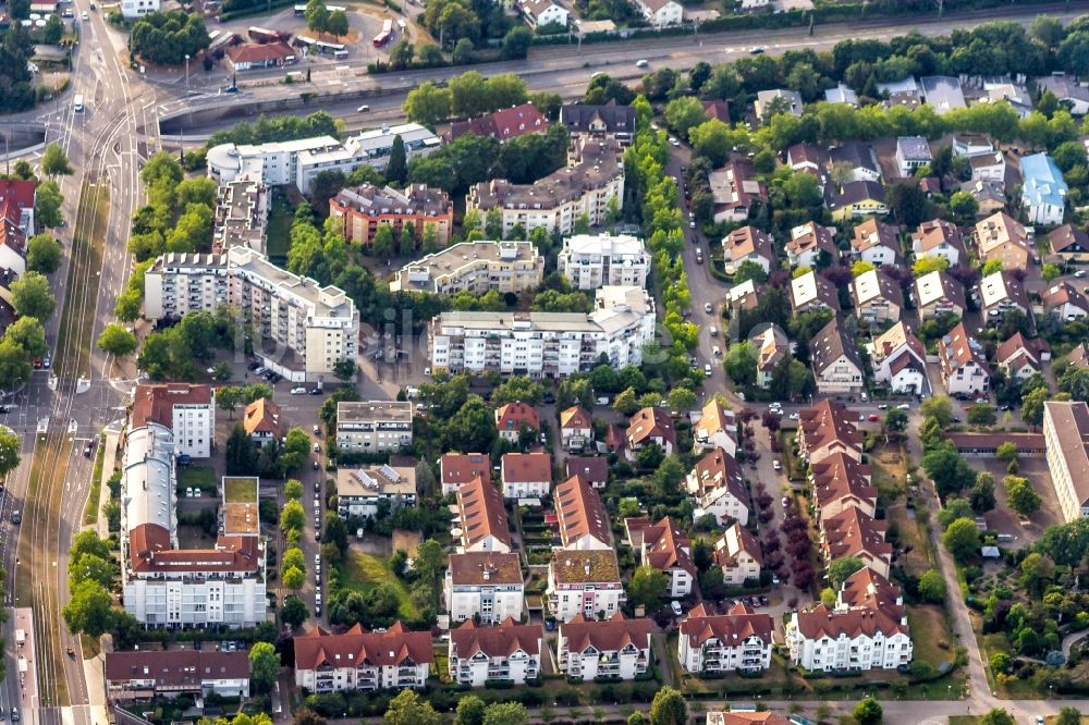 Luftbild Betzenhausen - Wohngebiet der Mehrfamilienhaussiedlung Am Flückigersee in Betzenhausen im Bundesland Baden-Württemberg, Deutschland