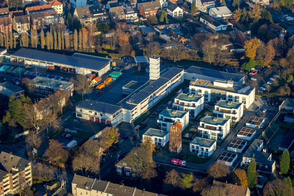 Luftaufnahme Gladbeck - Wohngebiet der Mehrfamilienhaussiedlung in Gladbeck im Bundesland Nordrhein-Westfalen, Deutschland