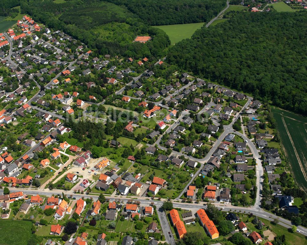 Hahndorf von oben - Wohngebiet der Mehrfamilienhaussiedlung in Hahndorf im Bundesland Niedersachsen, Deutschland