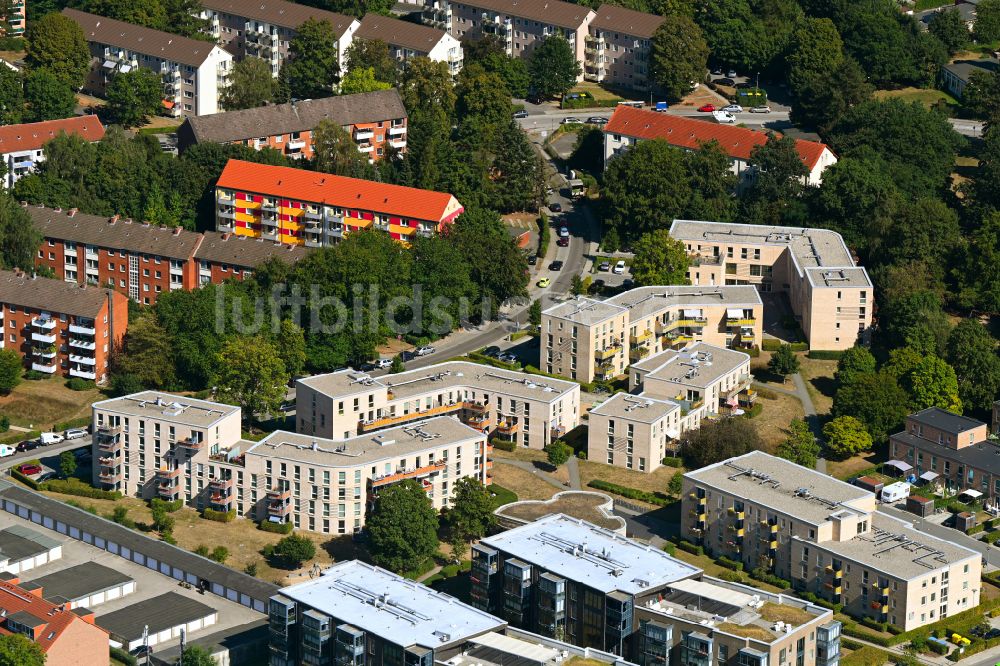 Luftaufnahme Kücknitz - Wohngebiet der Mehrfamilienhaussiedlung in Kücknitz im Bundesland Schleswig-Holstein, Deutschland