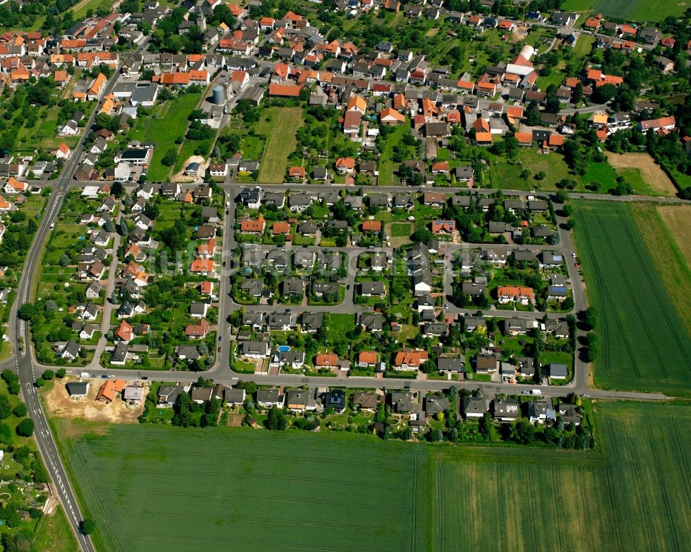 Landwehrhagen aus der Vogelperspektive: Wohngebiet der Mehrfamilienhaussiedlung in Landwehrhagen im Bundesland Niedersachsen, Deutschland