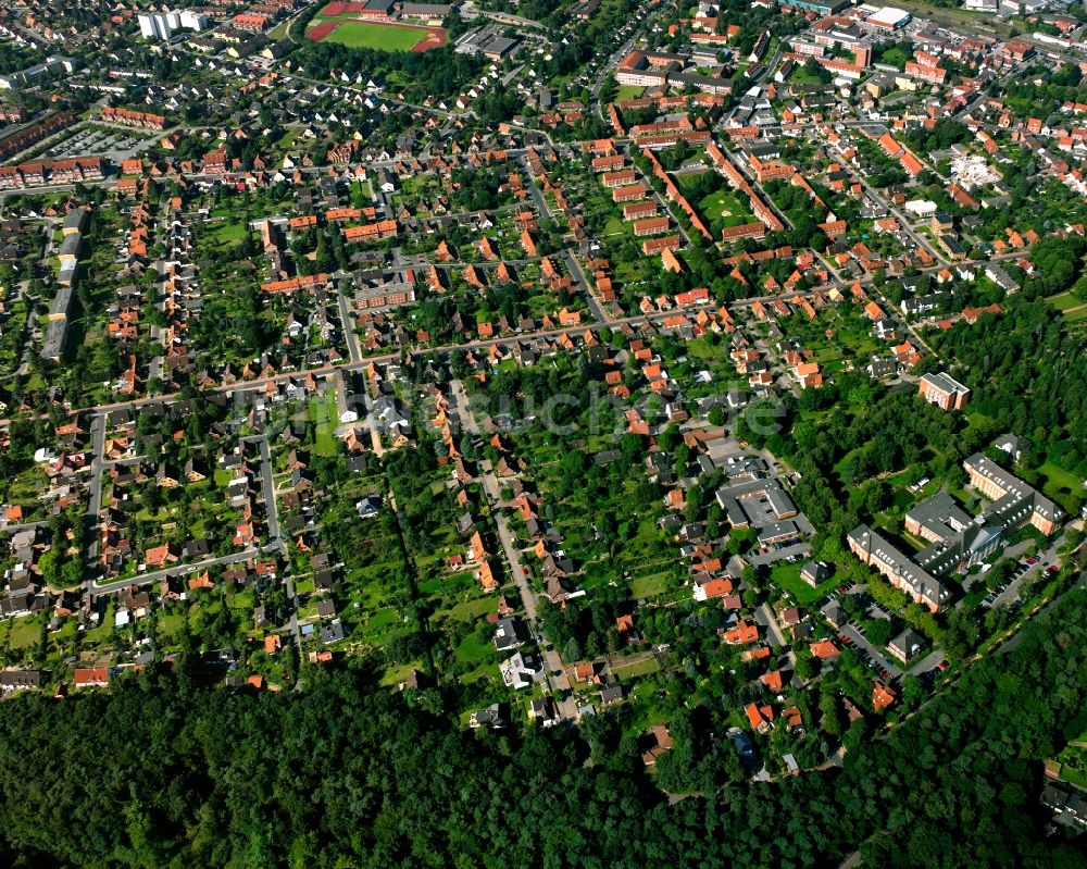Luftbild Mölln - Wohngebiet der Mehrfamilienhaussiedlung in Mölln im Bundesland Schleswig-Holstein, Deutschland