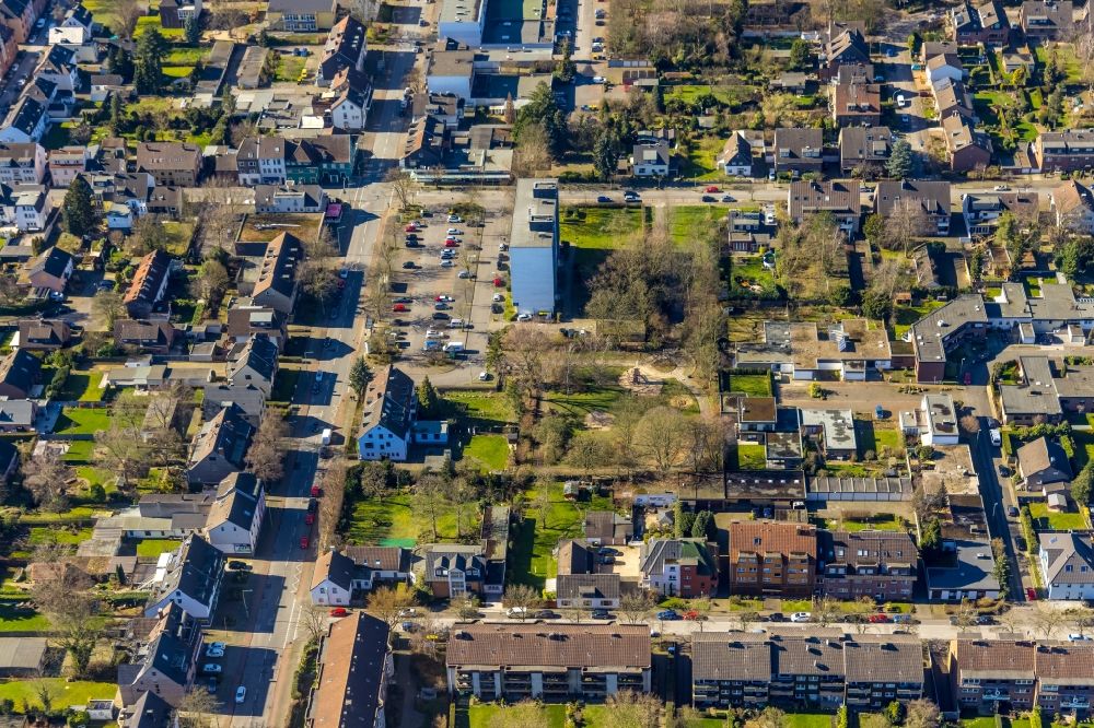 Luftbild Duisburg - Wohngebiet einer Mehrfamilienhaussiedlung Münchener Straße in Duisburg im Bundesland Nordrhein-Westfalen